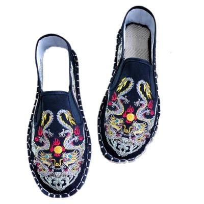 老北京布鞋脸谱绣花色鬼社会