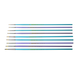 加肯尼龙勾线笔极细水粉笔蓝紫鸳鸯8118水彩笔丙烯笔油画笔美术生专用艺考联考水粉水彩笔勾线画笔官方旗舰