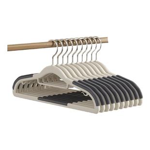 衣架家用挂衣无痕防滑肩角晾晒衣挂不起包衣服挂架衣撑子加粗加厚