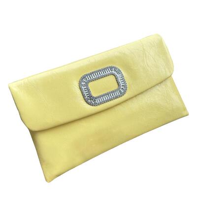 丝芙伦真皮信封手拿包单肩斜挎包