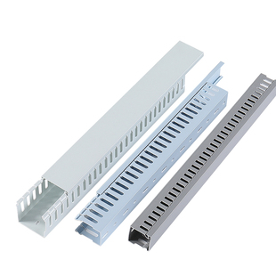 PVC塑料开口行卡配电箱柜走线槽20*25*30*35*40*45*50*60*80*100
