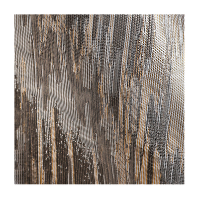 匠心服装新中式银色提花布肌理