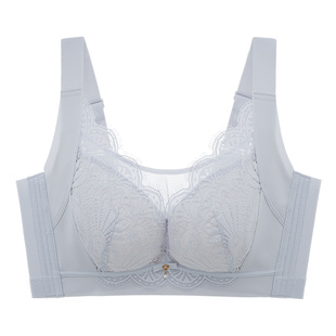 依曼丽夏季薄杯内衣女大胸显小全包裹抹胸防走光软钢圈薄款文胸