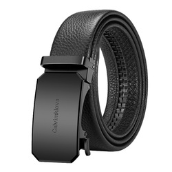 Calvimklove自动扣皮带男士真皮