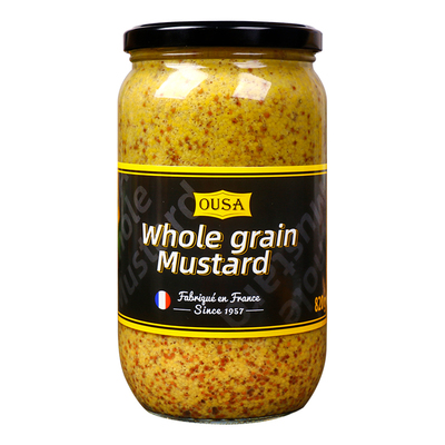 原装进口欧萨整粒芥末籽酱820g