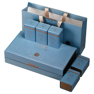 现货茶二叔2025年天目湖黄金芽溧阳特产白茶礼盒装安吉250g