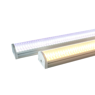 Led长条灯红黄红白新国标四排暖光3000k专用灯管高亮220V吊灯