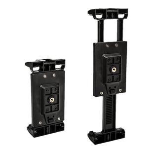 云腾320大号平板手机夹子二合一支架固定器冷热靴口ipad电脑读谱机落地架拍摄vlog直播视频三脚架双机位横杆