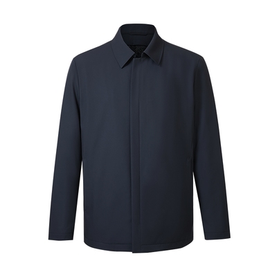 Satchi兔毛内胆中长款羽绒服