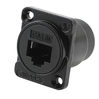 D型网络直通插头RJ45CAT5E超六类