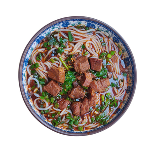 重庆特产地方美食合川红烧麻辣羊肉米粉米线单人装袋装速食带臊子