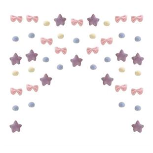 卧室装饰门帘爆款小红书高颜值少女心公主房儿童房挂帘免打孔