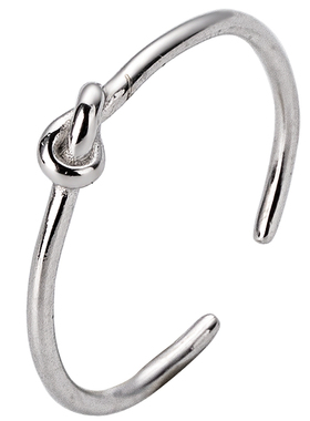 【S925银】同心结戒指