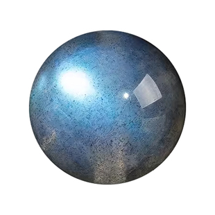 天然水晶7A灰/蓝月光石散珠串珠diy材料白拉长石手链手串珠子配件