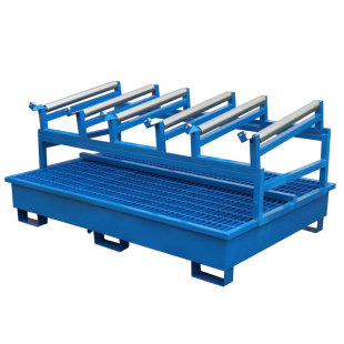 恒资防泄漏托盘防渗漏油桶推车危废二次容器4S店机油桶化学品盛漏