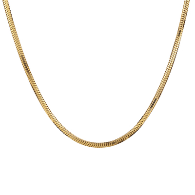 joystone轻奢小众蛇骨链18k镀金