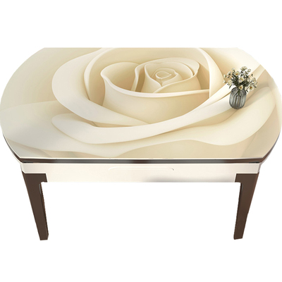 3d立体防油椭圆形防水家用餐桌布