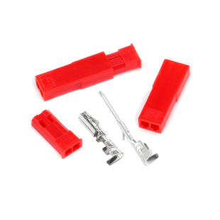 JST-2P接插件2.54mm间距连接器公壳母壳插头插座对插锁紧簧片端子