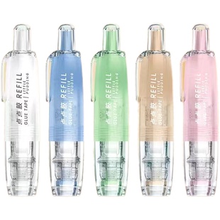 长立点点胶替芯A575RE小布点GT-555点点胶按动式可替换芯双面胶学生透明胶带儿童手工点胶笔贴纸手账胶带文具