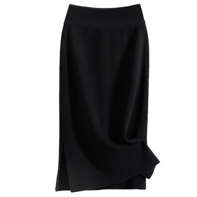 F1555D-不起球包臀裙半身裙