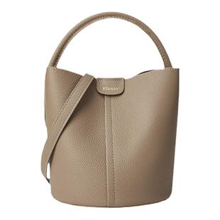 星期六包包女2026新款春夏水桶包真皮单肩包百搭大容量斜挎包女包