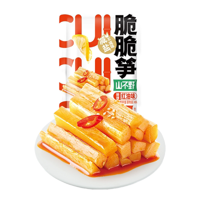 山不野尖尖笋泡椒笋尖竹笋脆笋酸辣竹笋年货零食批发开袋即食零食
