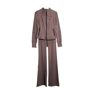 青青之舞 | 裸感面料运动套装女舞蹈生练功外套拉链立领上衣长裤