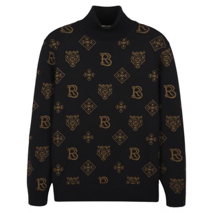 【专柜同款】Raidy Boer/雷迪波尔2025冬男羊毛提花针织毛衣 5039