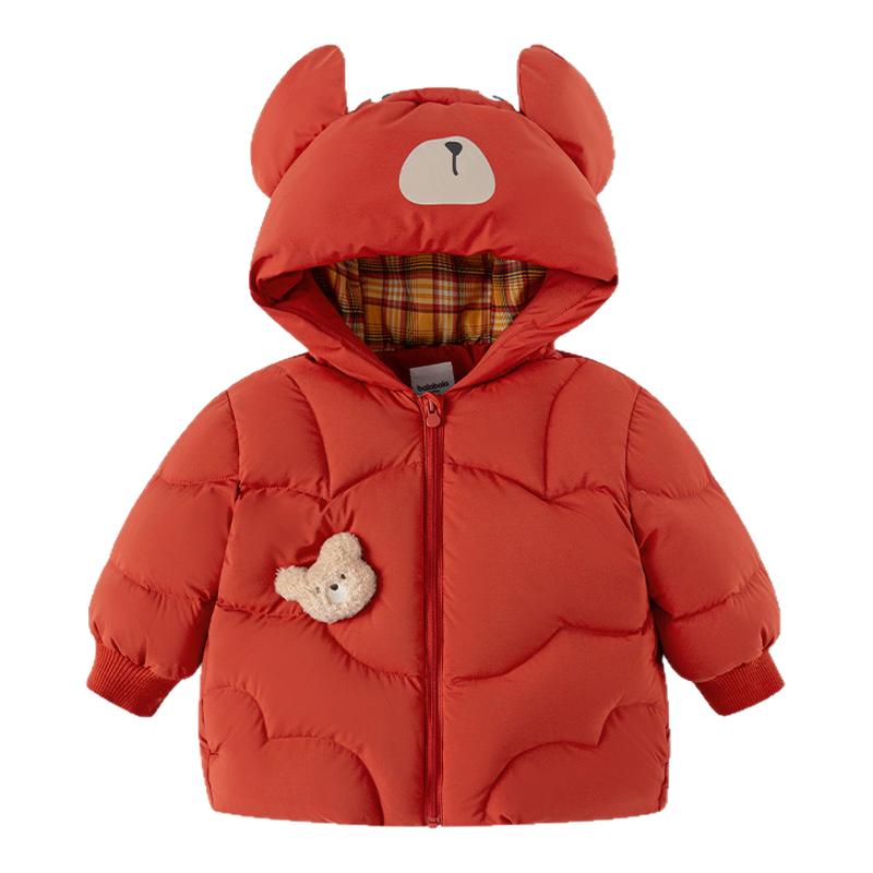 巴拉巴拉宝宝冬装羽绒服外套短款