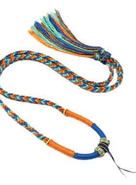 泰伽藏式重手工编织佛牌绳男女