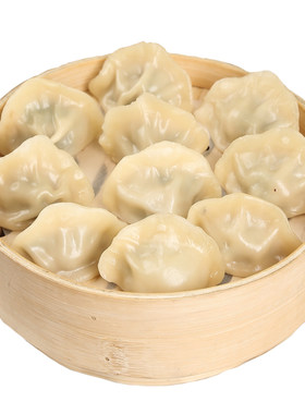 素馅茴香素三鲜手工大馅薄皮水饺