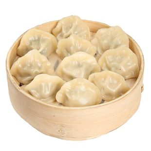 素馅饺子茴香水饺半成品素三鲜韭菜鸡蛋水饺速冻商用蒸饺水饺食品
