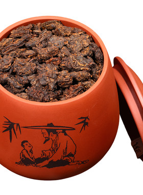 冰岛糯伍8年老茶普洱茶熟茶茶叶