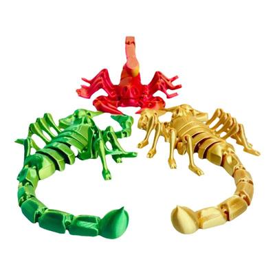 3D打印关节可活动摆件好玩蝎子王