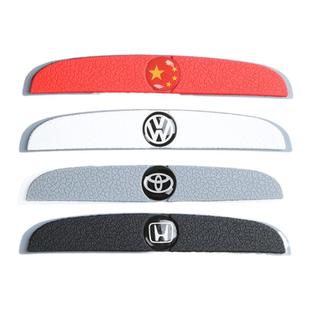 汽车车门防撞条通用防刮条门边装饰贴带车标防刮贴防擦碰胶条装饰