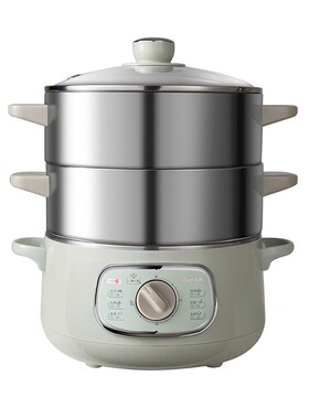小熊多功能不锈钢全自动蒸菜神器