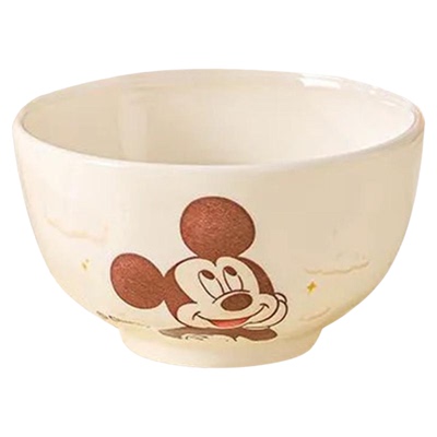 迪士尼米奇饭碗盘杯勺筷儿童轻奢