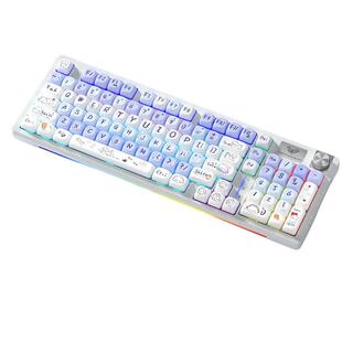 狼蛛S98无线机械键盘三模侧刻电脑笔记本电竞游戏键盘青红茶黑轴