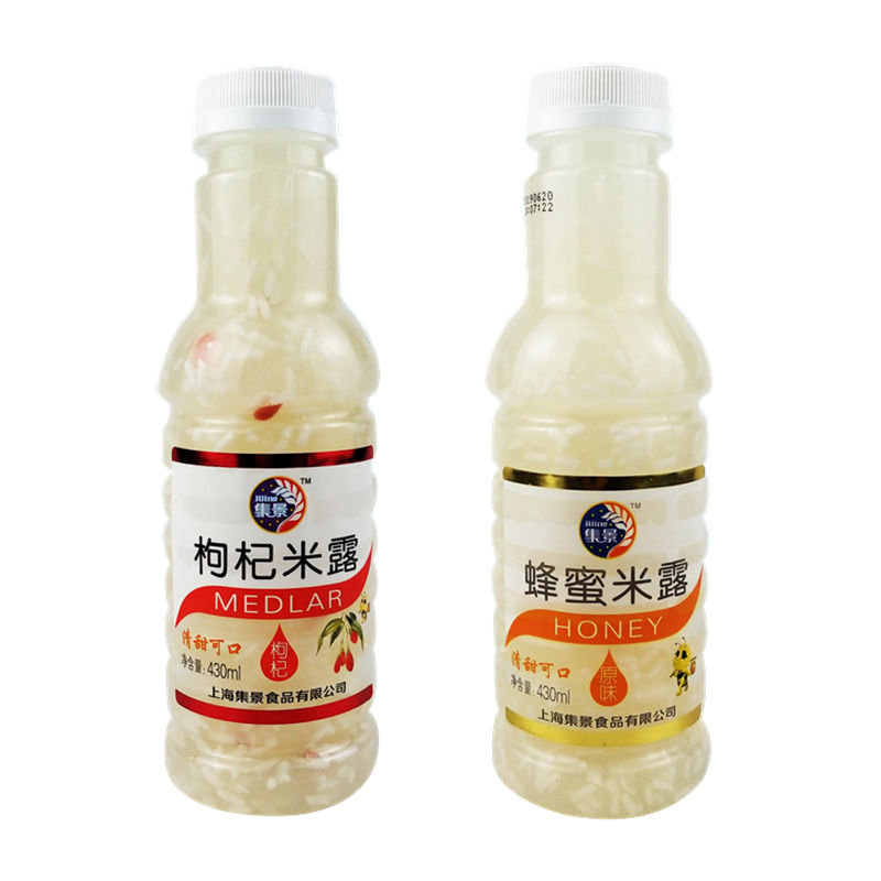 集景蜂蜜枸杞米露米酒发酵醪糟糯米米娘甜酒饮品整箱430ml*15瓶装