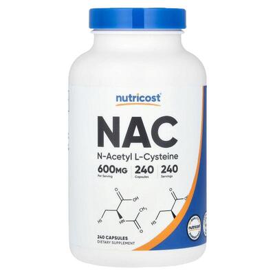 NutricostN-乙酰半胱氨酸肝脏健康神经系统健康NAC呼吸健康