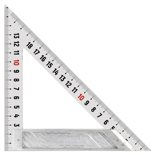 长城精工加厚不锈钢三角尺大号木工角尺高精度工业级90度工具大全