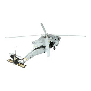 恒辉模型 成品静态 纯手工制作 1/48 MH-60黑鹰直升机 飞机模型