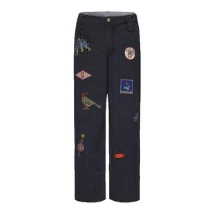 【明星同款】GARCON BY GARCON 25春夏 NEED SUN 刺绣工装长裤