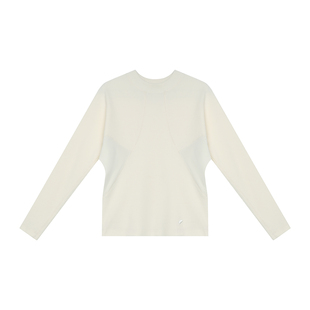 科技功能透气 半圆女装[运动]2025秋冬加绒加厚宽松长袖T恤女上衣