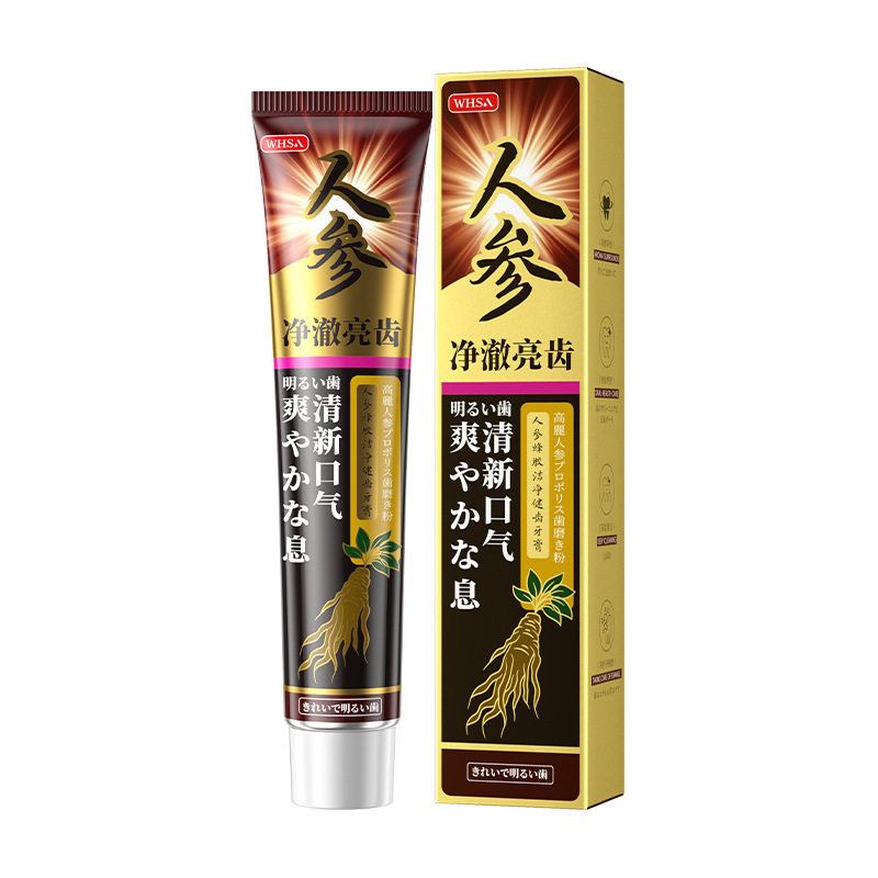 人参烟酰胺蜂胶亮齿清新牙膏