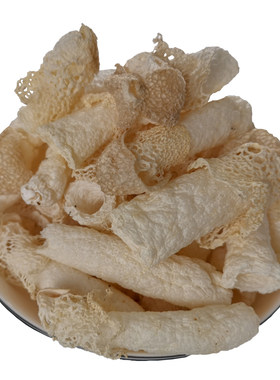 断节和小条贵州织金红托竹荪500g