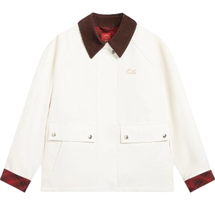 LI-NING李宁女子运动休闲棉服外套AJMW090-5