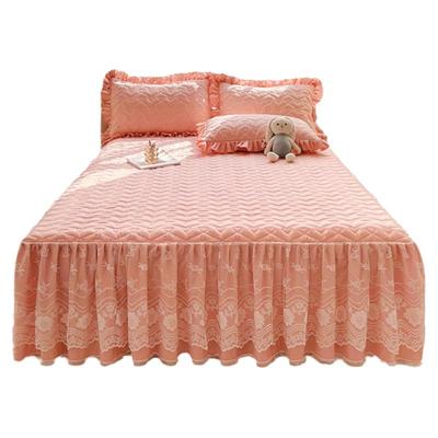 床裙韩式夹棉蕾丝边床围裙保护套