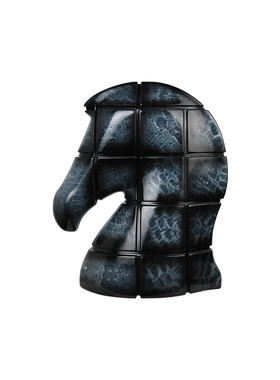 马头雕塑摆件玄关软装装饰品