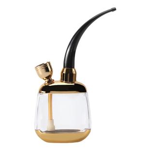 水烟壶双重过滤器水烟斗男士烟嘴水烟筒袋锅烟丝烟草专用全套高档